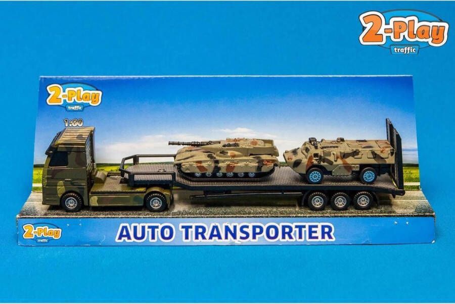 2-Play Militair Transport Diecast 24 Cm 7-delig