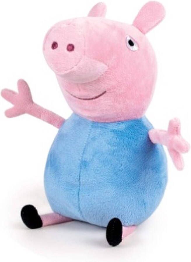 Merkloos Sans marque Peppa Pig: Peppa Pig Satin Dress and George 20 cm Plush Asst.