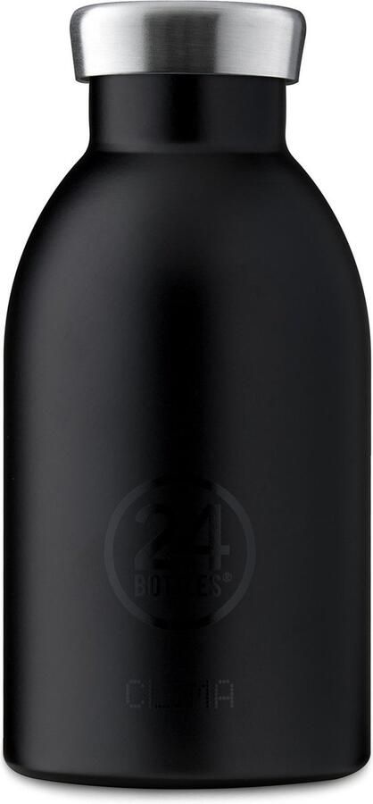 24 Bottles 24Bottles Thermosfles Clima Bottle Tuxedo Black 330 ml
