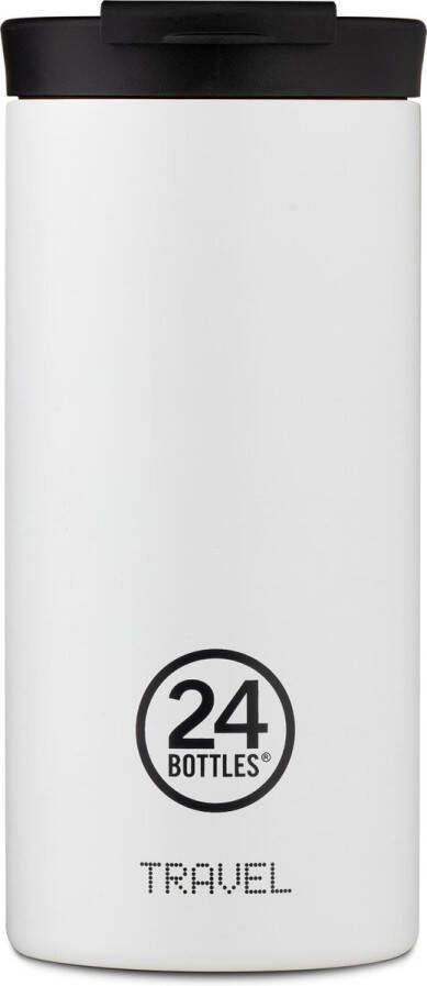 24 Bottles Reisbeker travel tumbler Ice White