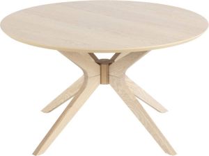 24Designs Braintree Ronde White Wash Salontafel Diameter 80 X H45 Cm Hout