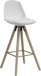 24Designs Faaborg Barkruk Zithoogte 75 Cm Wit