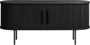 24Designs Merle Tv-meubel B120 X D40 X H56 Cm Eiken Zwart