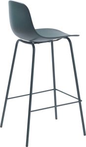 24Designs Robina Barkruk Set Van 2 Zithoogte 67 Cm Petrol