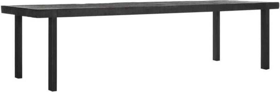 24Designs Timeless Eettafel Beam L300 X B100 X H78 Cm Teakhout Zwart