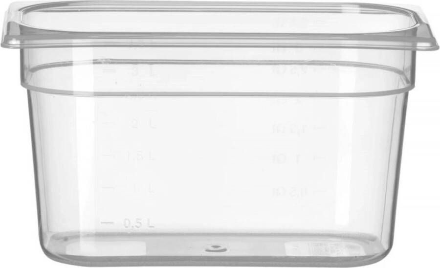 24Horeca Gastronormbak Polypropyleen 1 4 150mm