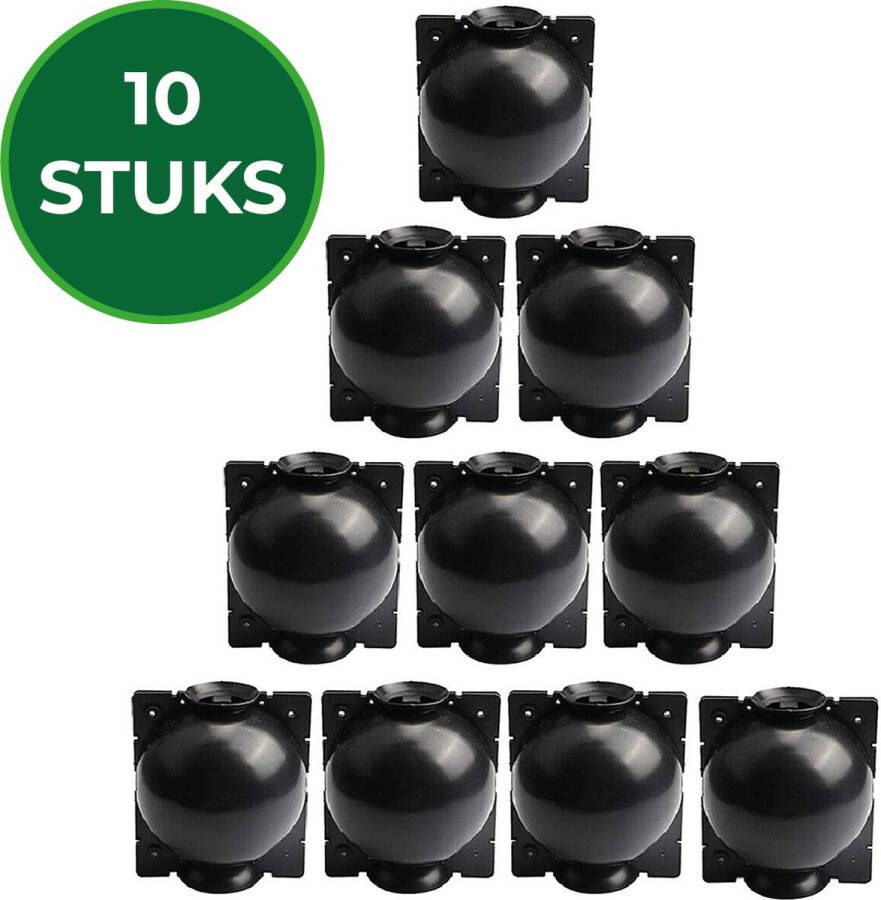 24ME 10 stuks Stekbollen met Handige Etui Kweekbollen Ontkiembol Stekpotjes Herbruikbaar Kweekpot