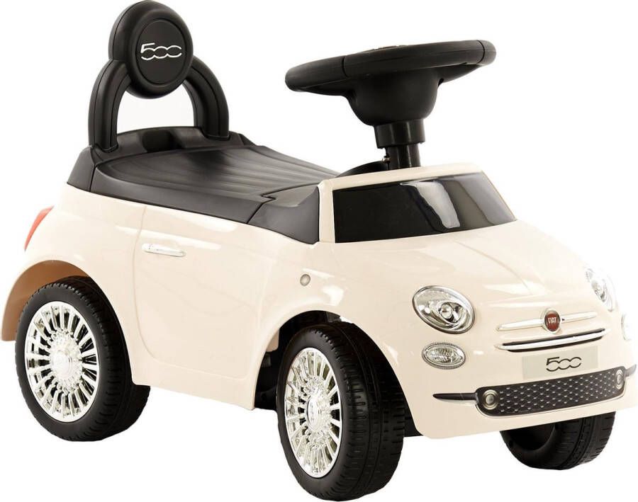 2Cycle Fiat 500 Loopauto Wit Loopauto 1 jaar Loopwagen