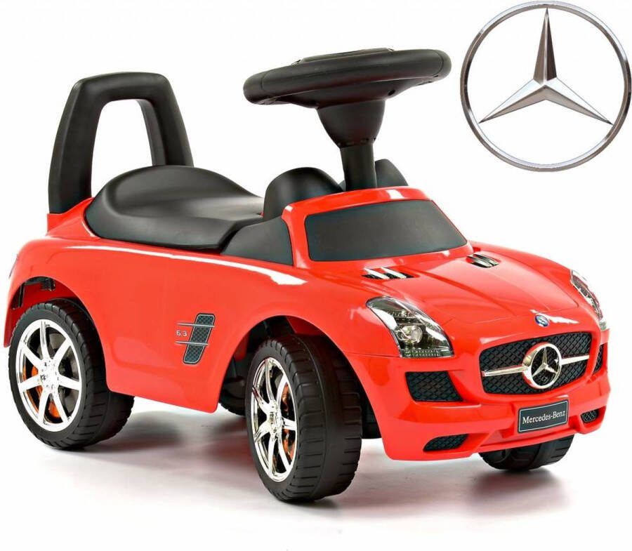 2Cycle Mercedes SLS-AMG Loopauto Rood Loopauto 1 jaar Loopwagen