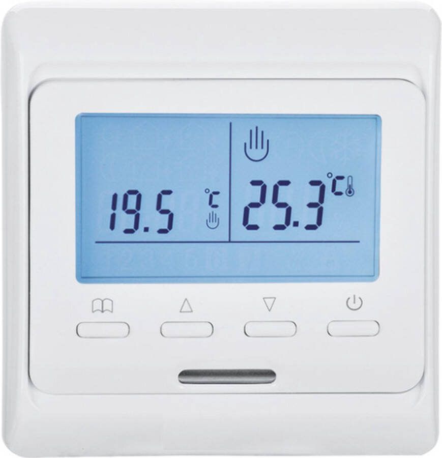 2Heat TH 73Plus thermostaat met external sensor inbouw ideaal voor vloerverarming