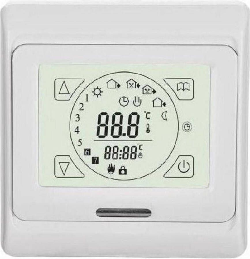 2Heat TH 89Plus Aqua thermostaat inbouw thermostaat met dubbele uitgang ruimte sensor vloersensor optioneel
