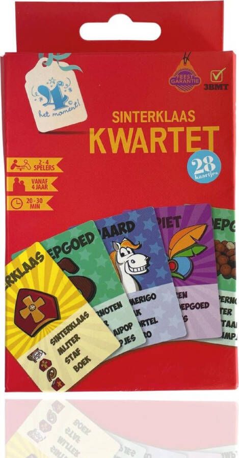 3 BMT 3BMT Sinterklaas Kwartet Pakjesspel Sinterklaas Spelletjes