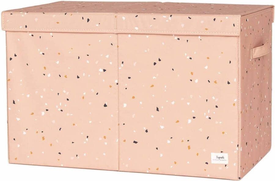 3 Sprouts Speelgoedkist Terrazzo Roze
