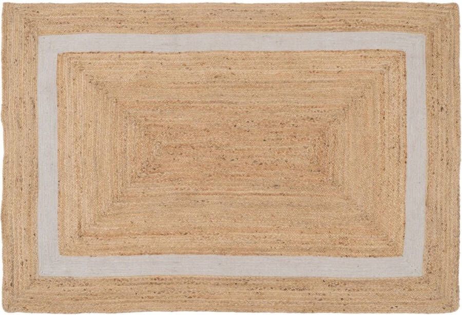 3198 Tapijt Natuurlijk Wit Jute 230 x 160 cm