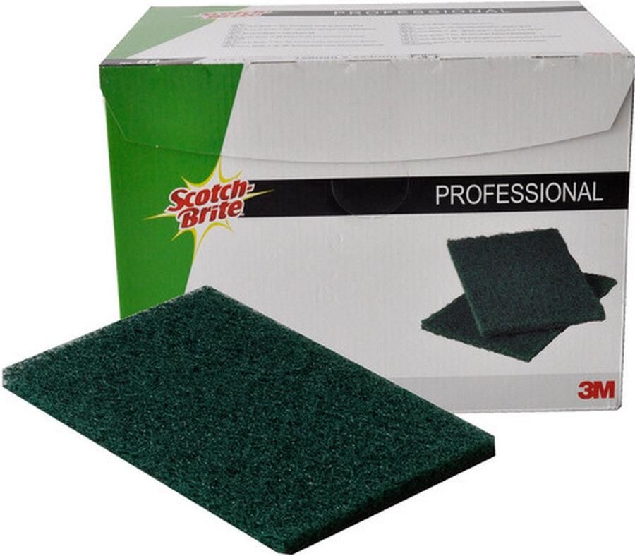 3M Scotch Brite Heavy Duty schuursponsje nr. 86 10st Schuurspons Schuurpapier