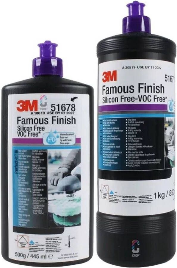 3M 51677 Perfect-It Famous Finish Polijstmiddel 1kg Paarse dop