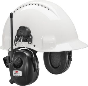 3M Peltor HRXD7P3E-01 Radio DAB+ FM Headset Gehoorbescherming met helmbevestiging met DAB+ FM radio