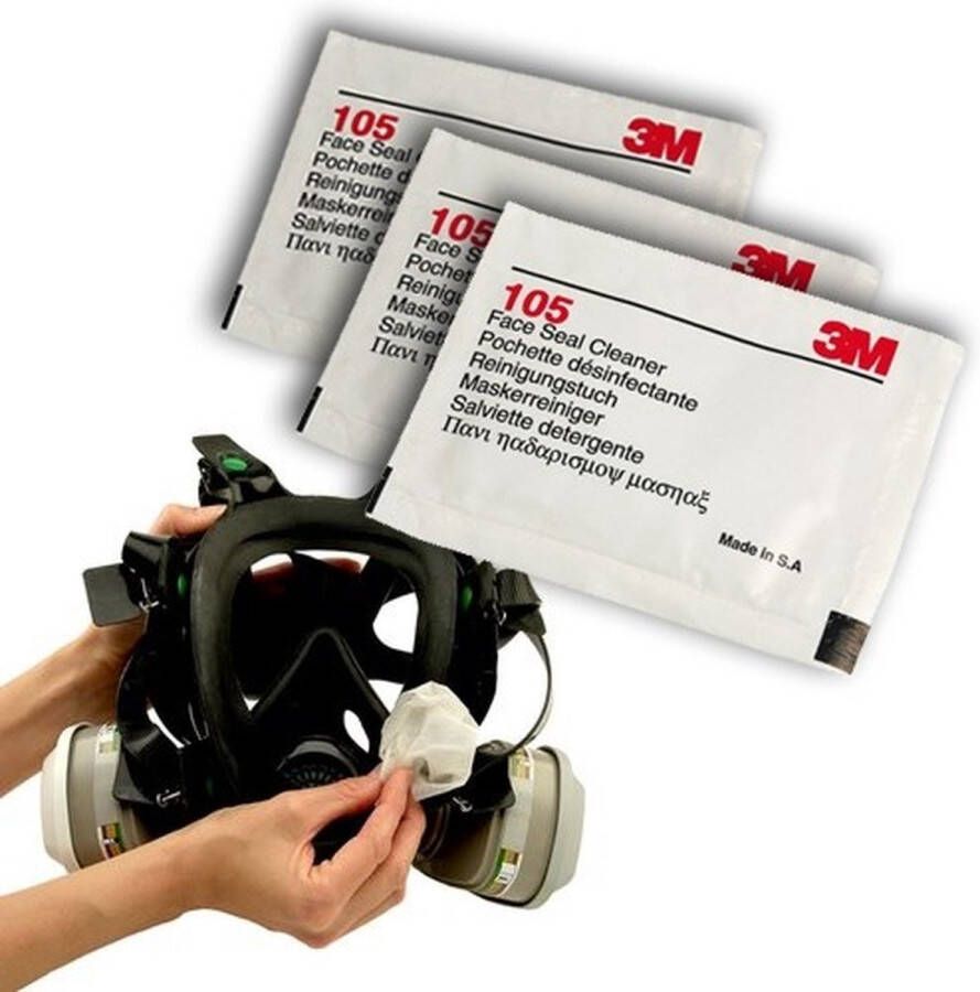 3M Reinigingsdoekje voor spuitmasker 105