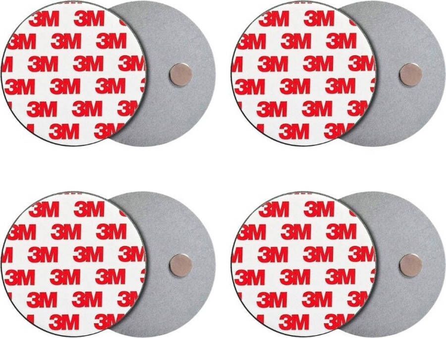 3M Rookmelder Bevestiging Magneet Ophangsysteem Magneten Montageset Brandmelder 4 Stuks