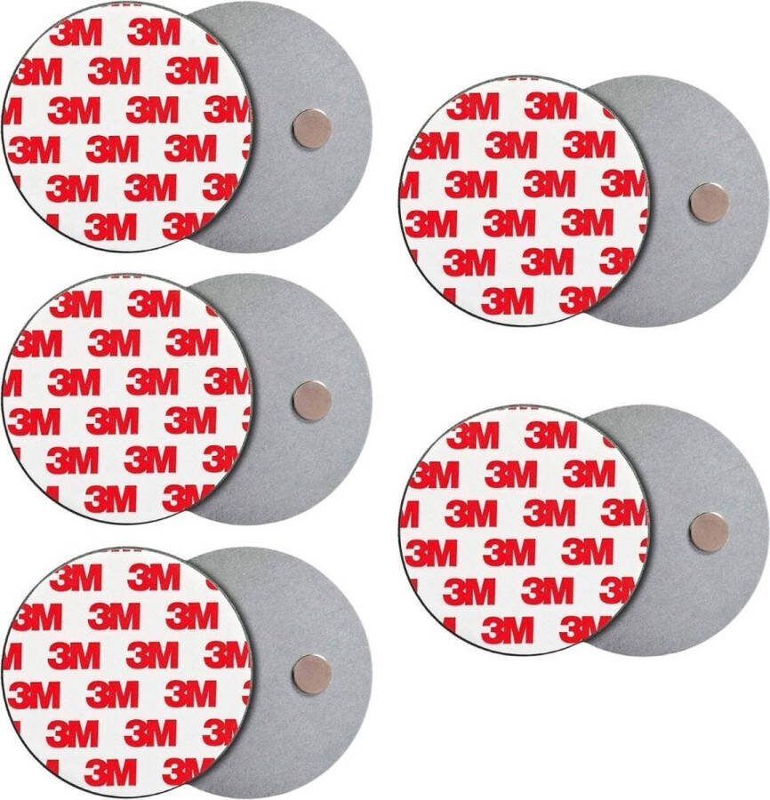 3M Rookmelder Bevestiging Magneet Ophangsysteem Magneten Montageset Brandmelder 5 Stuks