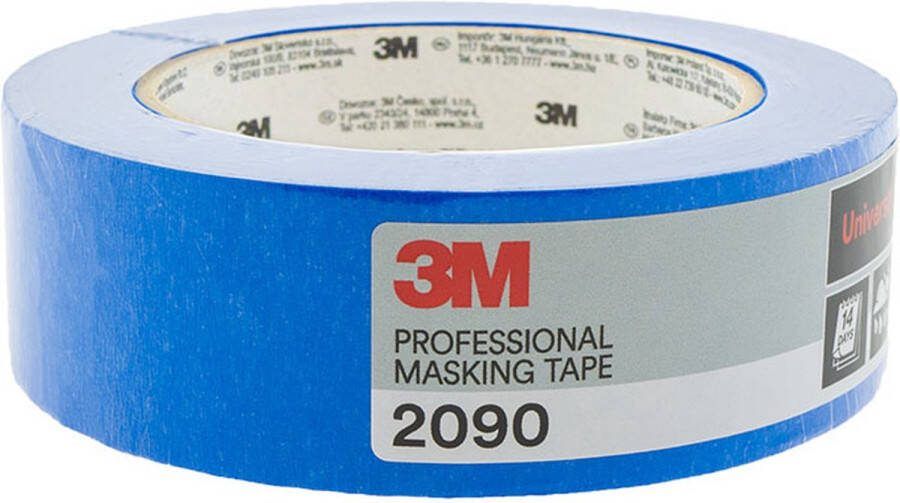 3M Scotch Afplaktape 2090 Blauw 24 mm