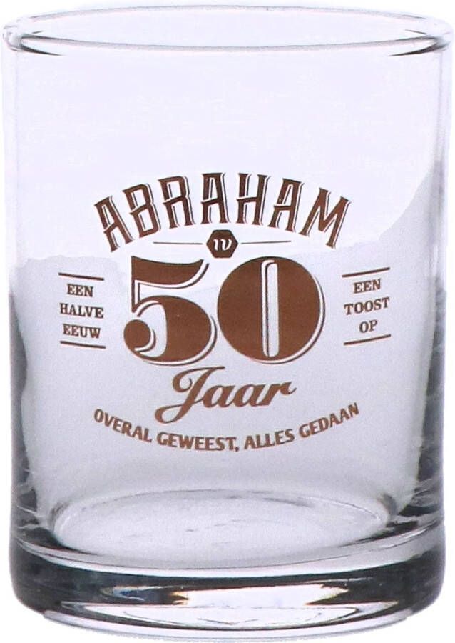 4 het moment Abraham Whiskey glas