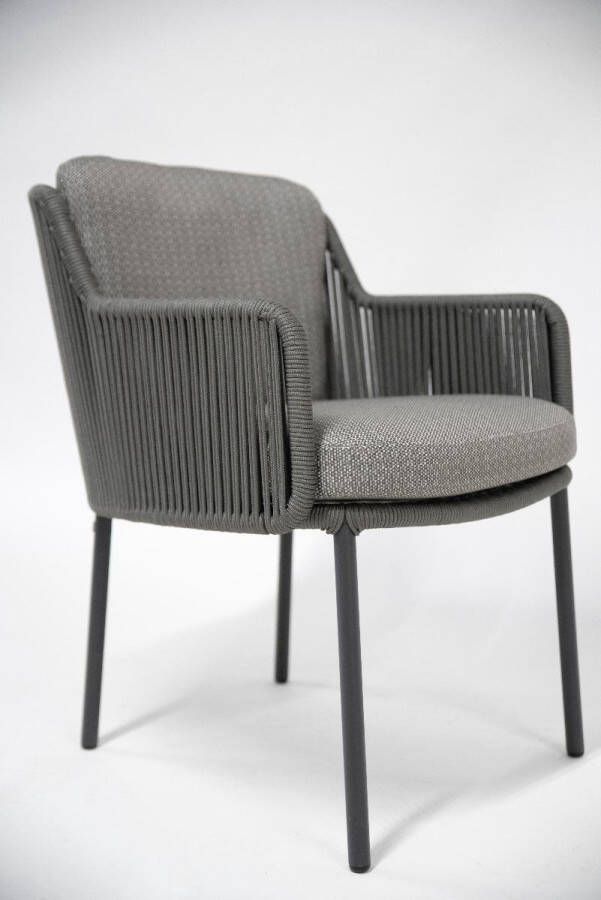 4 Seasons Outdoor 4 Seasons Bernini dining tuinstoel platinum (1 stuk)