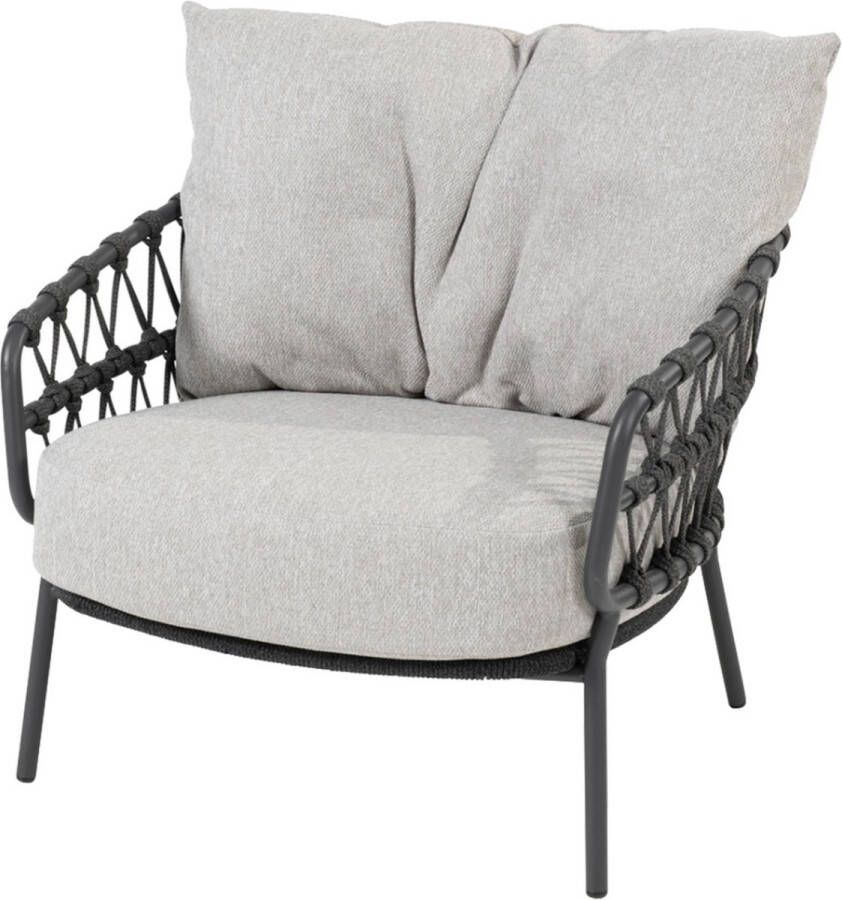 4-Seasons Outdoor 4 Seasons Calpi loungestoel antraciet (1 stuk)