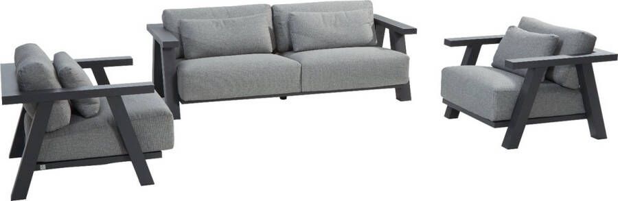 4 Seasons Outdoor 4 Seasons Iconic Stoel-bank Loungeset 3 Delig