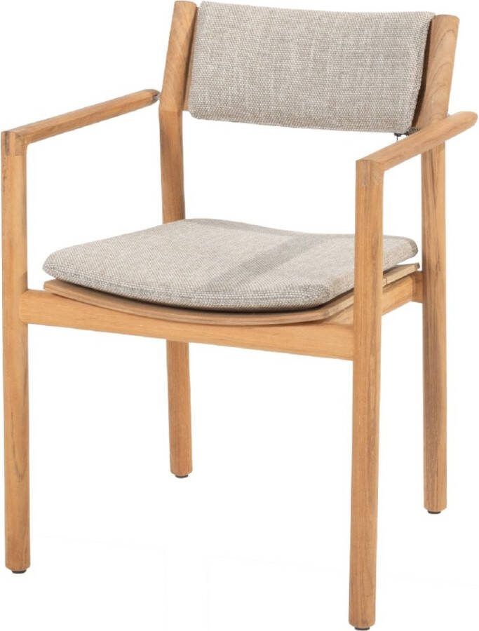 4-Seasons Outdoor 4 Seasons Levi dining tuinstoel (1 stuk) teakhout stapelbaar