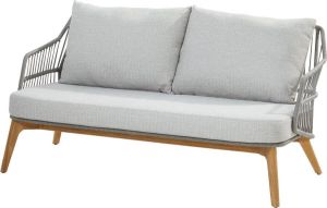 4-Seasons Outdoor 4-Seasons Sempre loungebank Teak Silver Grey