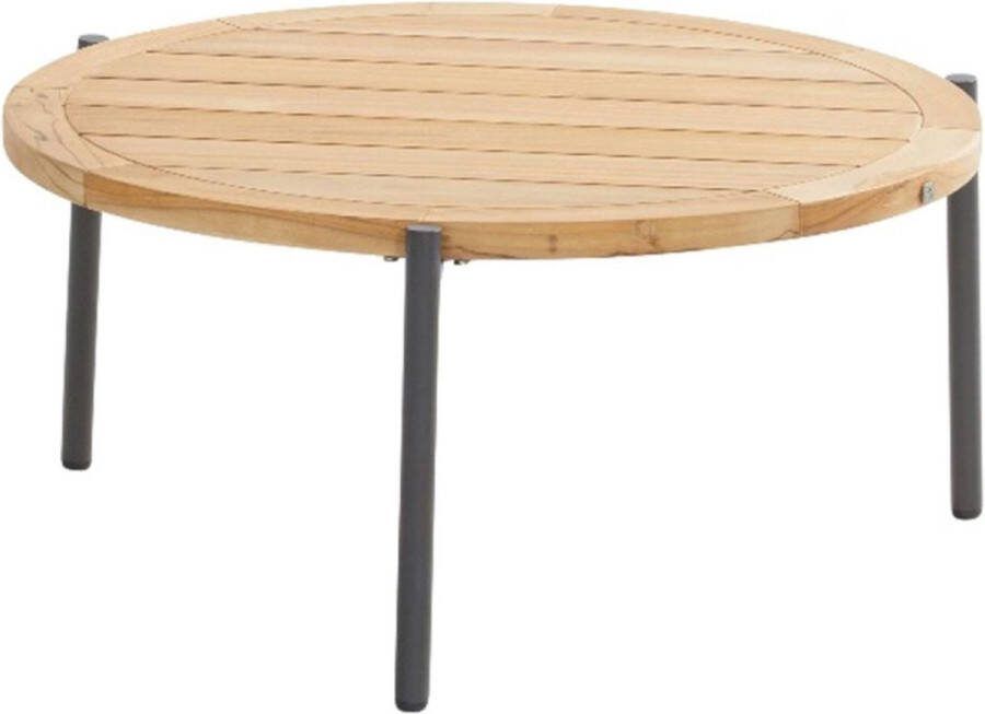 4 Seasons Outdoor 4 Seasons Yoga natural teak loungetafel rond 73 cm