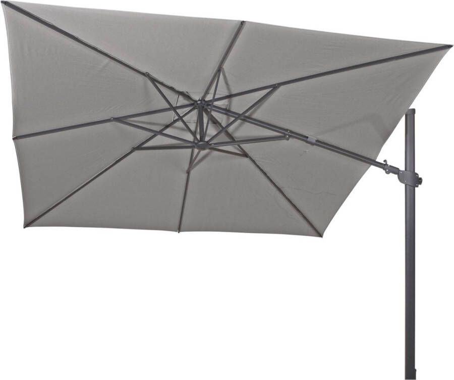 4-Seasons Outdoor 4-Seasons zweefparasol Siesta Premium 300 x 300 cm Charcoal