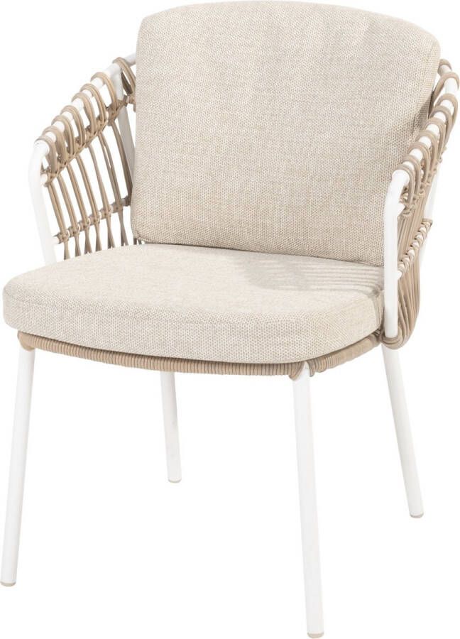 4 Seasons Outdoor Dalias dining tuinstoel taupe vlechtwerk