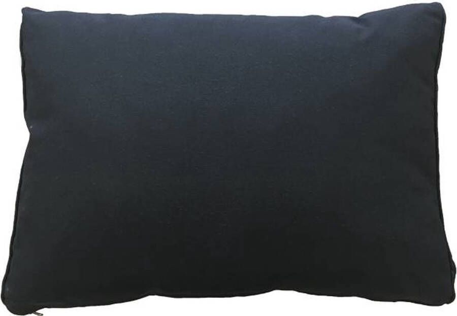 4 Seizoenen Tuinmeubelen Pure Luxe Loungekussen Panama Black 60x40cm