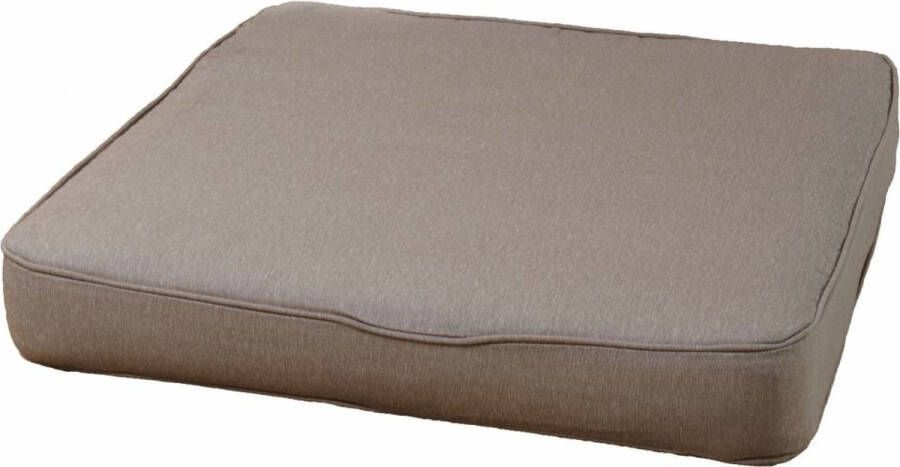 4 Seizoenen Tuinmeubelen Pure Luxe Loungekussen | Panama Taupe | 60x60cm | Extra dik