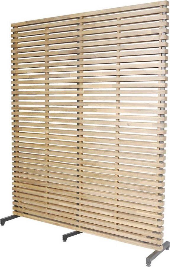 4 Seizoenen Tuinmeubelen Roomdivider Tuinscherm| Acaciahout Naturel
