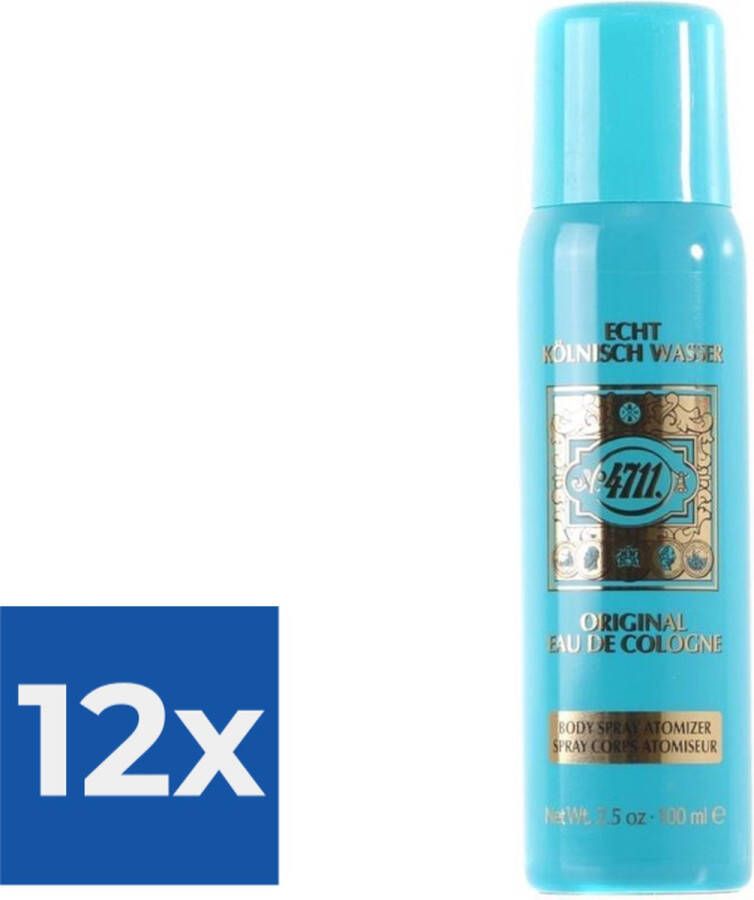 4711 100ml Deodorant Voordeelverpakking 12 stuks