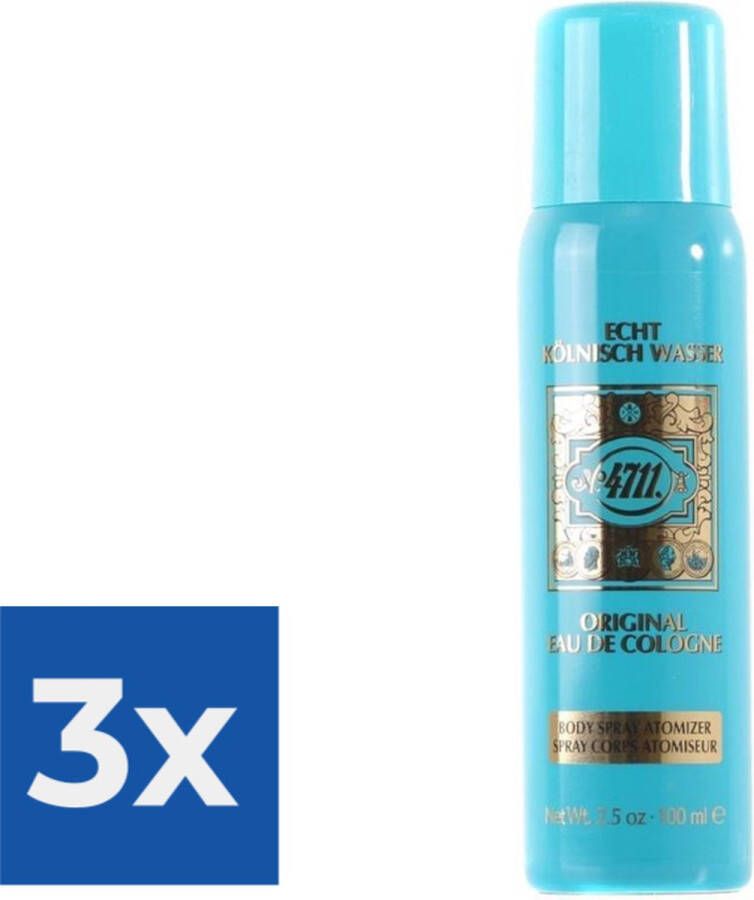 4711 100ml Deodorant Voordeelverpakking 3 stuks