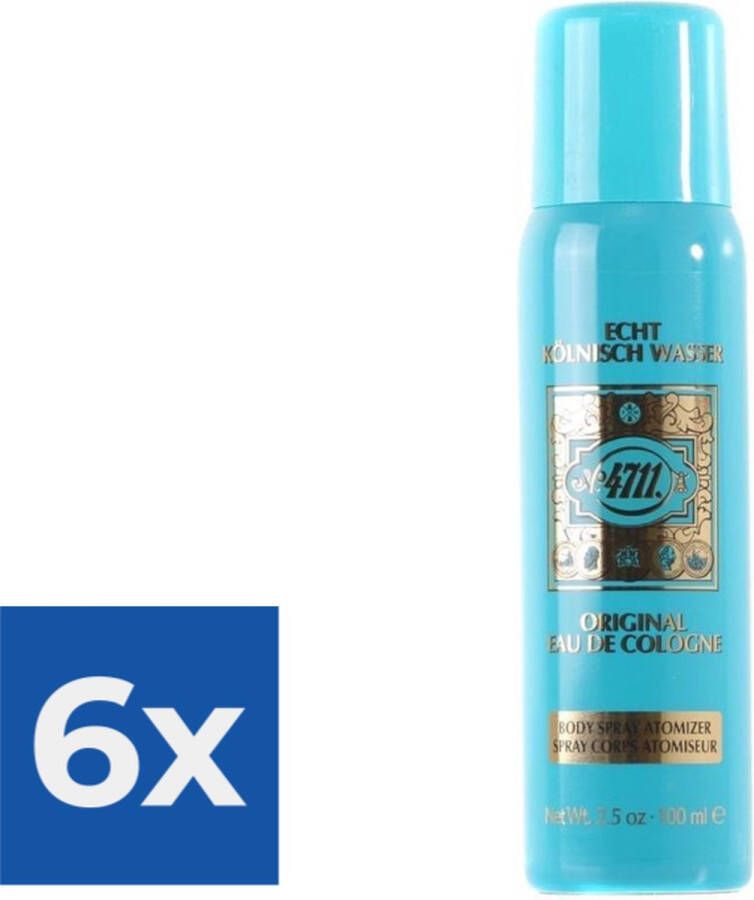 4711 100ml Deodorant Voordeelverpakking 6 stuks