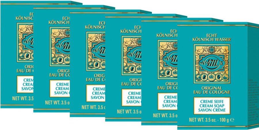 4711 Eau De Cologne Zeep 6 x 100 Gram