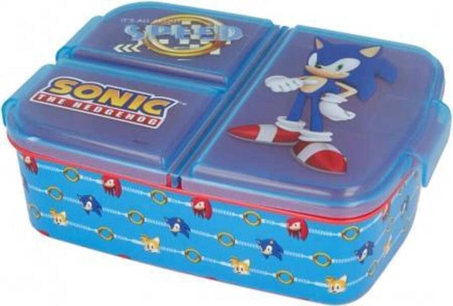 SEGA Lunchtrommel met Compartimenten Sonic Polypropyleen