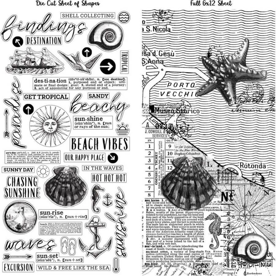 49 and market Vintage Artistry Beached Washi Tape (VTB34505)