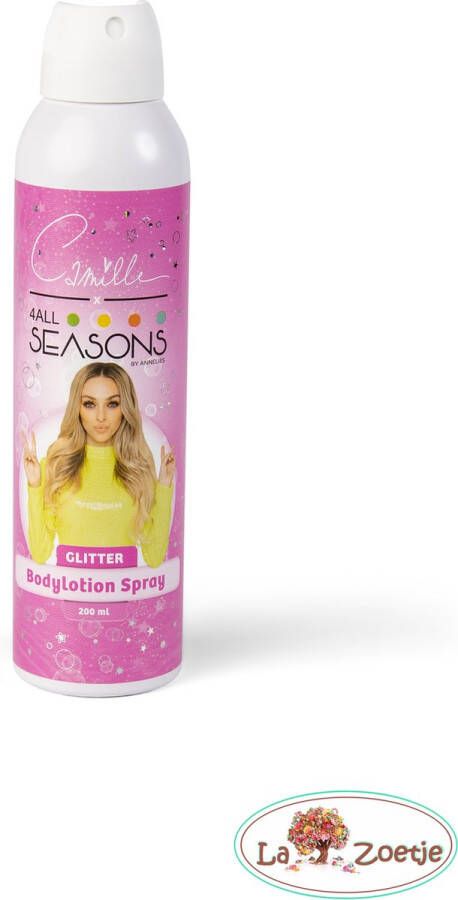 4 allseasons Camille Bodylotion Spray Glitter 200ml