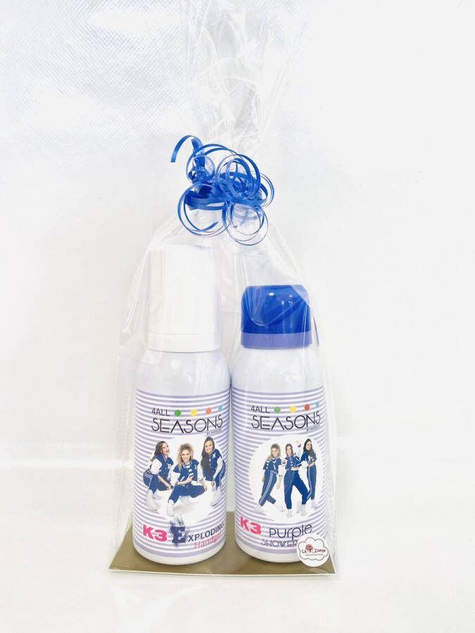 4Allseasons Setje K3 Exploding handgel & Shower foam purple