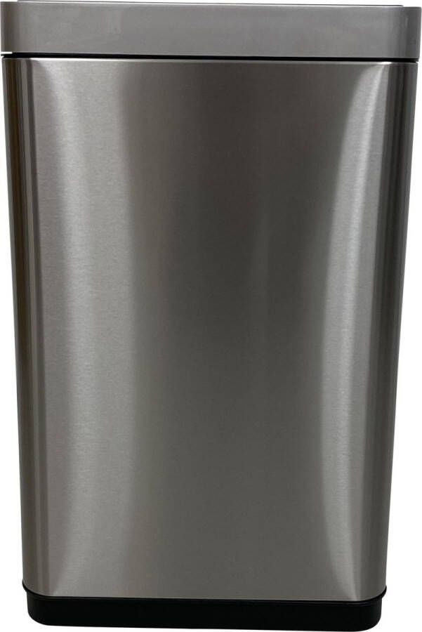 4cookz Iowa Matt Stainless sensor prullenbak 50 Liter mat RVS