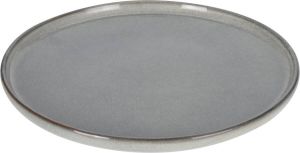 4Goodz Deluxe 6 stuks Aardewerk Dinerborden 28 cm doorsnede Grijs