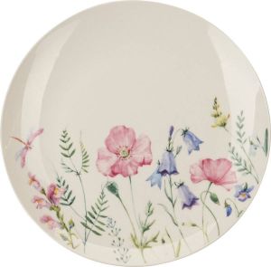 4Goodz Lente set 6 stuks Porseleinen Dinerborden 27 cm met Bloemen