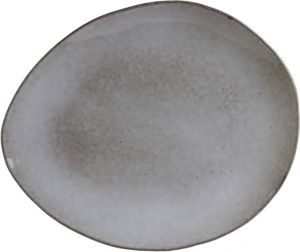 4Goodz Stone Ontbijtbord Set van 6 Keramiek 22x18x2 cm Grijs