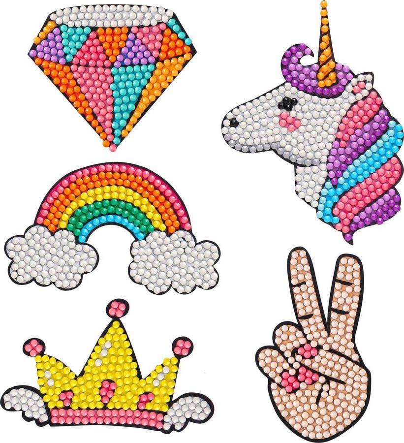 4LifeProducts Stickervellen Stickers voor kinderen en volwassenen Diamond painting Stickers Fantasy